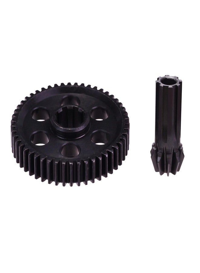 Mesimsple Steel Main Spur Gear and Input Gear for 1/14 14301 14302 14209 14210 1/16 16207 16208 16209 16210 H16 H16PL H16DR H16BMD Series Upgrades Part - Image 3